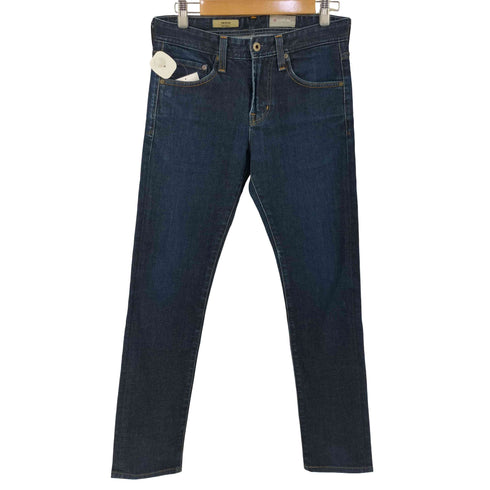 エージーアドリアーノゴールドシュミット AG / ADRIANO GOLDSCHMIED THE DYLAN Slim Shiany USA製 ジップアップ デニムパンツ メンズ 29