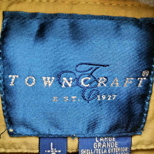 タウンクラフト TOWNCRAFT 比翼ジップ カップショルダー ジャケット メンズ import:L