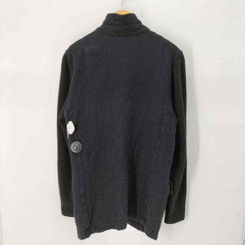 コムデギャルソンシャツ COMME des GARCONS SHIRT 24AW wool nylon thin serge garment treated ウール縮絨 袖ニット 4B ジャケット メンズ JPN:XL