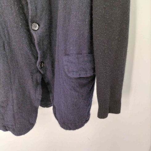 コムデギャルソンシャツ COMME des GARCONS SHIRT 24AW wool nylon thin serge garment treated ウール縮絨 袖ニット 4B ジャケット メンズ JPN:XL