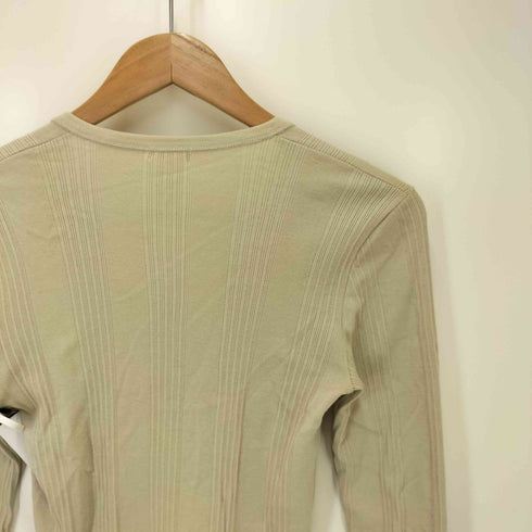 ギャルリーヴィー GALERIE VIE コットンランダムリブ Vネックカーディガン レディース JPN:S