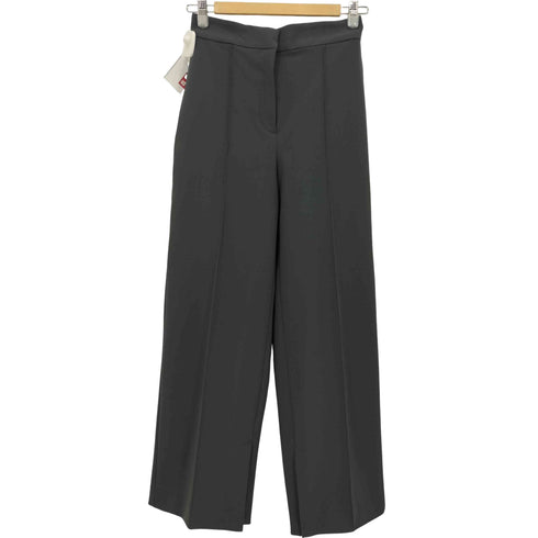 プラステ PLST ハイストレッチトリコット スリットストレートパンツ レディース S