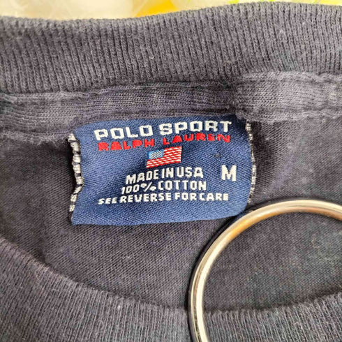 ポロスポーツラルフローレン POLO SPORT RALPH LAUREN 90S MADE IN USA ロゴプリント S/S Tシャツ メンズ JPN:M