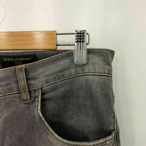 ドルチェアンドガッバーナ DOLCE&GABBANA SKINNY リペア加工 スキニーデニムパンツ メンズ 50