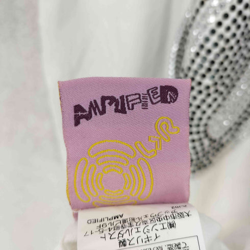 アンプリファイド AMPLIFIED MADE IN ENDLAND スタッズデザイン ラインストーン バンドTシャツ Y2K レディース S