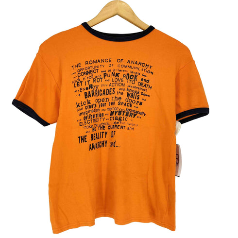 DONNA CHA LONDON Y2K 英国製 英文字 Tシャツ レディース 36