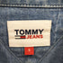 トミーヒルフィガー TOMMY HILFIGER ロゴ刺繍 プリント ボックスシルエット ショートスリーブ デニムシャツ メンズ import:S
