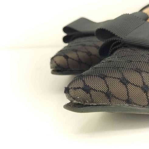 pretty ballerinas メッシュ リボンシューズ レディース