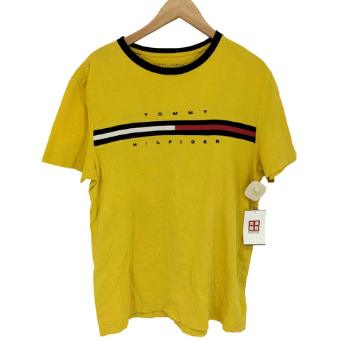 トミーヒルフィガー TOMMY HILFIGER ロゴプリント クルーネックTシャツ メンズ import:M