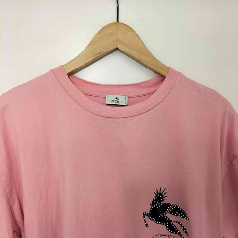 エトロ ETRO イタリア製 スタッズ プリント S/S Tシャツ レディース import:XS