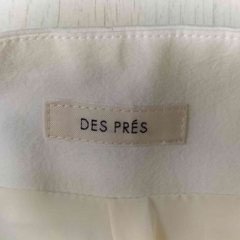 デプレ DES PRES ライトコットンストレッチ ワイドクロップドパンツ レディース FR:32
