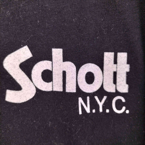 ショット Schott USA製 袖プリント Tシャツ メンズ import:L