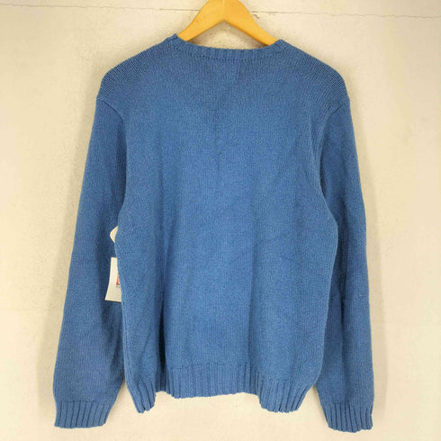 ポロバイラルフローレン Polo by RALPH LAUREN 100%COTTON ポニー刺繍クルーネックニット メンズ import:L