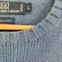 ポロバイラルフローレン Polo by RALPH LAUREN 100%COTTON ポニー刺繍クルーネックニット メンズ import:L
