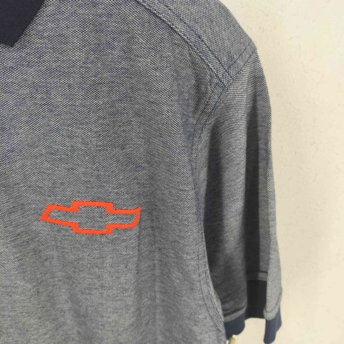 ギアフォースポーツ GEAR FOR SPORTS 00S シンガポール製 企業刺繍入り ポロシャツ メンズ M