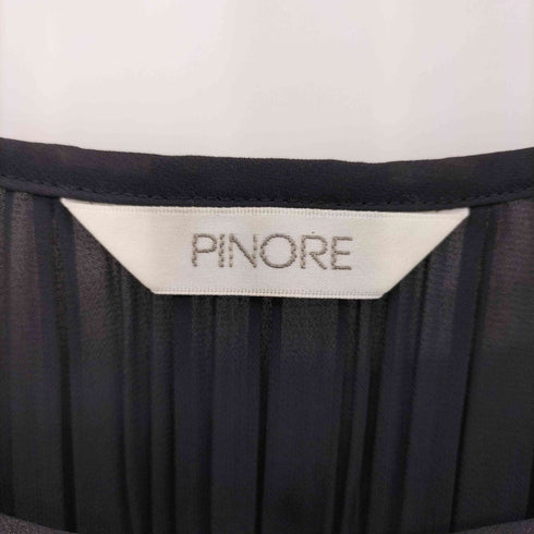 ピノーレ PINORE プリーツ ショーツ ノースリーブ ワンピース レディース