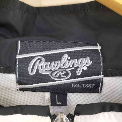 ローリングス rawlings ロゴプリント ハーフジップ シャツ メンズ import:L