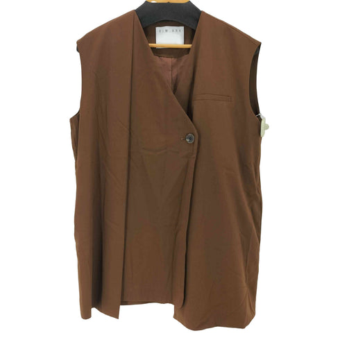 リムアーク RIM.ARK Front tuck box vest レディース 38