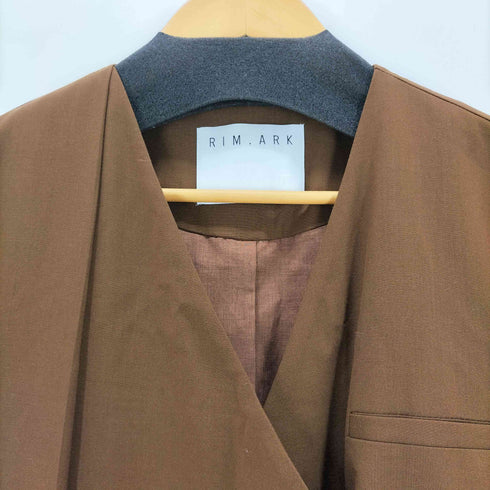 リムアーク RIM.ARK Front tuck box vest レディース 38