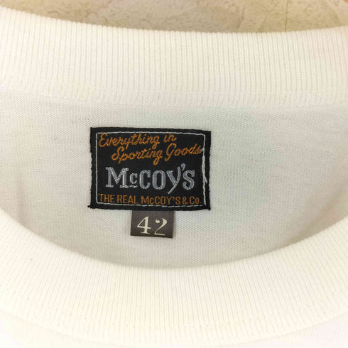 ザリアルマッコイズ THE REAL McCOYS ロゴプリント Tシャツ メンズ 42