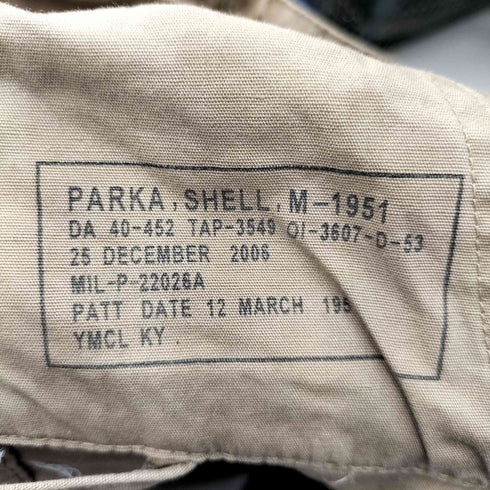 ワイエムシーエルケーワイ YMCLKY PARKA SHELL M-1951 メンズ JPN:XS
