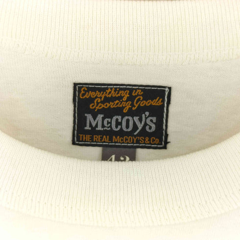 ザリアルマッコイズ THE REAL McCOYS ロゴプリント Tシャツ メンズ 42