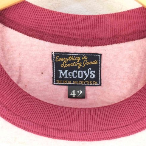 ザリアルマッコイズ THE REAL McCOYS INAZUMAプリント リンガーTシャツ メンズ 42