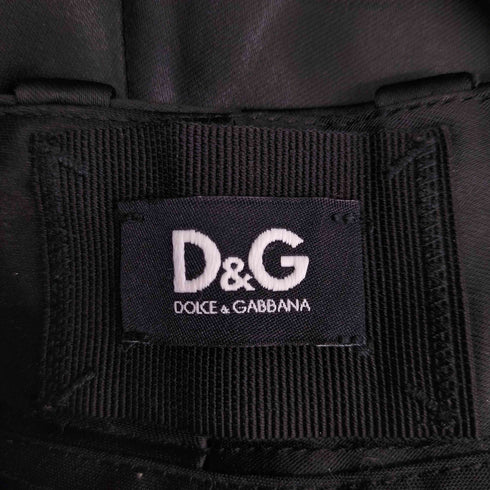 ドルチェアンドガッバーナ DOLCE&GABBANA サテン サイドジップ アンクルパンツ レディース 42