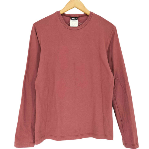 ディーアンドジードルチェアンドガッバーナ D&G DOLCE&GABBANA バックロゴ クルーネック カットソー メンズ M