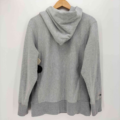 チャンピオン Champion 別注 REVERSE WEAVE 染み込みプリント ダメージ加工 プルオーバー パーカー メンズ import:M