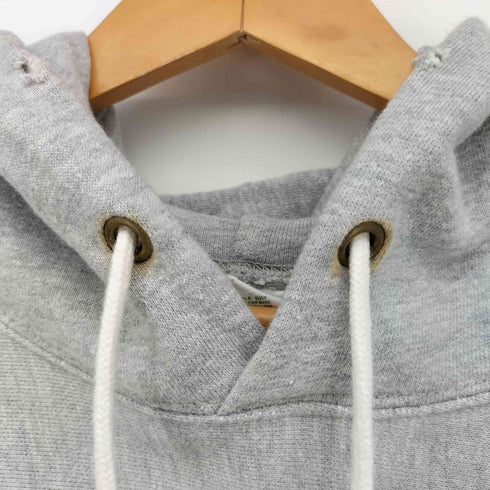 チャンピオン Champion 別注 REVERSE WEAVE 染み込みプリント ダメージ加工 プルオーバー パーカー メンズ import:M