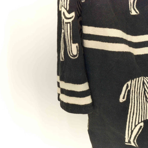 SAMHILU インド製 コットン ロングスリーブ マキシ ワンピース casual レディース L