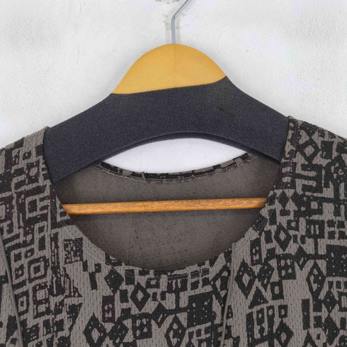 ヨーガンレール Jurgen Lehl パイピング 総柄 S/S ワンピース レディース JPN:M