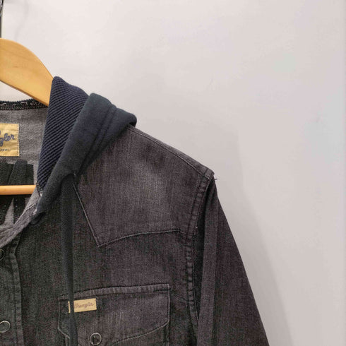 ラングラー Wrangler フード付きウエスタンデニムシャツ メンズ JPN:L