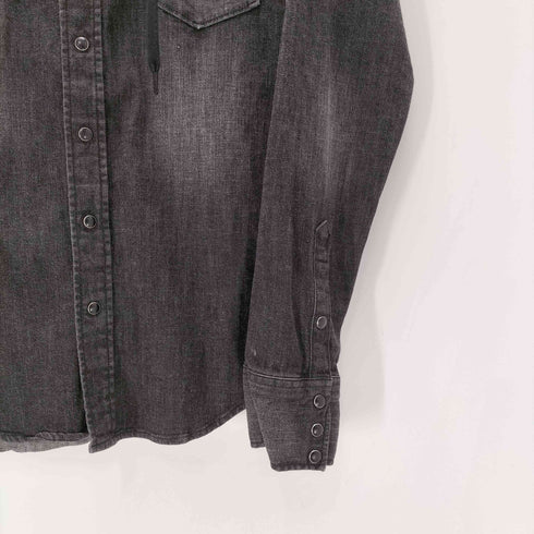 ラングラー Wrangler フード付きウエスタンデニムシャツ メンズ JPN:L