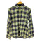 ユニフォームエクスペリメント uniform experiment STAR PRINT FLANNEL CHECK B.D SHIRT メンズ JPN:2