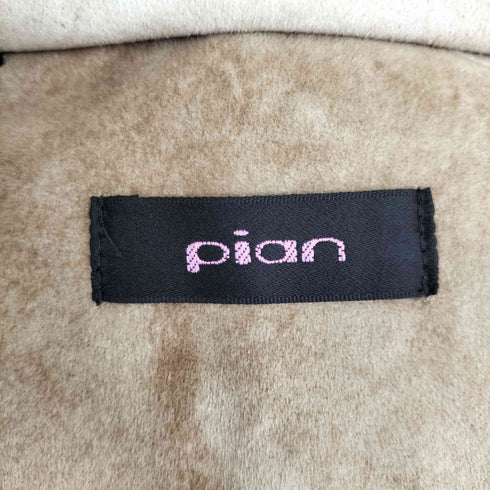 PIAN トグルボタン フェイクムートンジャケット レディース