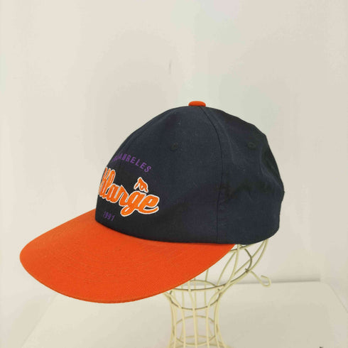 エクストララージ XLARGE 21AW フロントロゴ 刺繍 ツートンカラー 6パネル コットン キャップ メンズ ONE SIZE