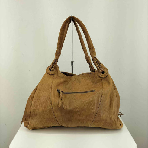 La pignon 編み込みレザー トートバッグ レディース