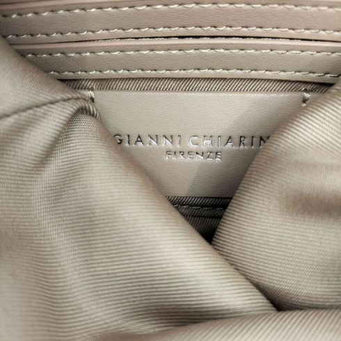ジャンニキャリーニ GIANNI CHIARINI 26SS CAMILLA メタリック シルバー ハンドバッグ レディース