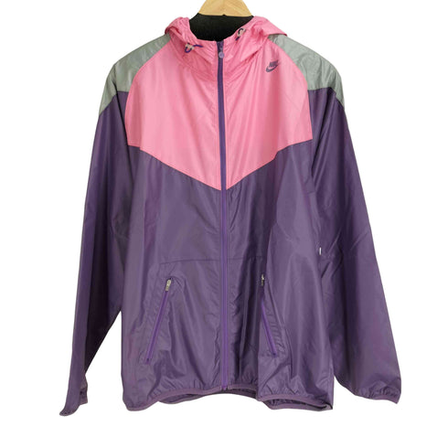 ナイキ NIKE プリントロゴ ナイロンパーカー レディース XL
