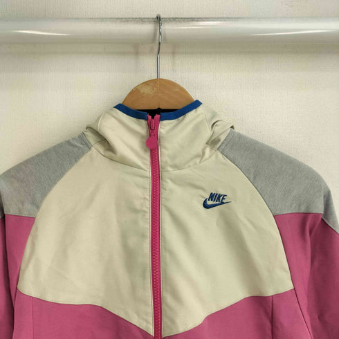 ナイキ NIKE 刺繍ロゴ ジップアップパーカー レディース L