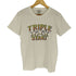 ティーエムティー T.M.T TRIPPLE STARS 両面プリントクルーネックTシャツ メンズ M