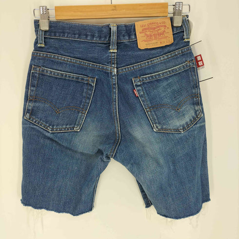 リーバイス Levis 90S USA製 ビックE バレンシア 刻印555 5ポケット ハーフ デニム パンツ メンズ 34×32