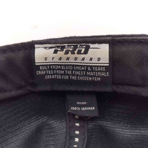 PRO STANDARD デザインピン付き レザー 切り替え ベースボール キャップ メンズ