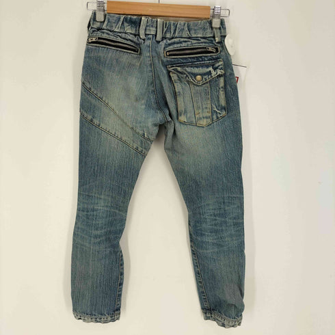 FABRICANT ジップスリット マルチポケット ジップフライ デニムパンツ レディース JPN:S