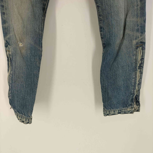FABRICANT ジップスリット マルチポケット ジップフライ デニムパンツ レディース JPN:S