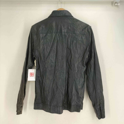 MANIAC WORKS 本革 レザー シャツジャケット メンズ L