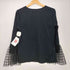 ビアズリー BEARDSLEY 25SS チェックチュールスリーブTシャツ レディース FREE