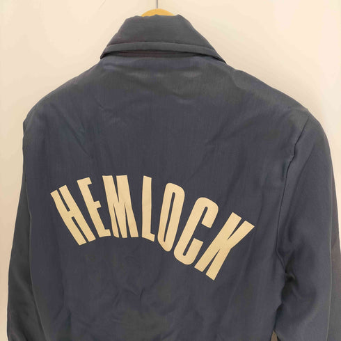 裏地フリース バックプリント HEMLOCK コーチジャケット メンズ import:L